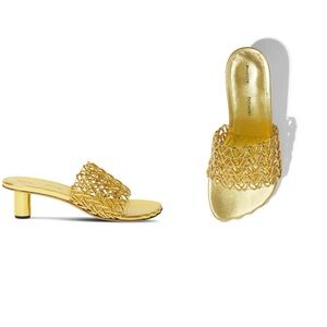 Proenza Schouler Gold Sandals